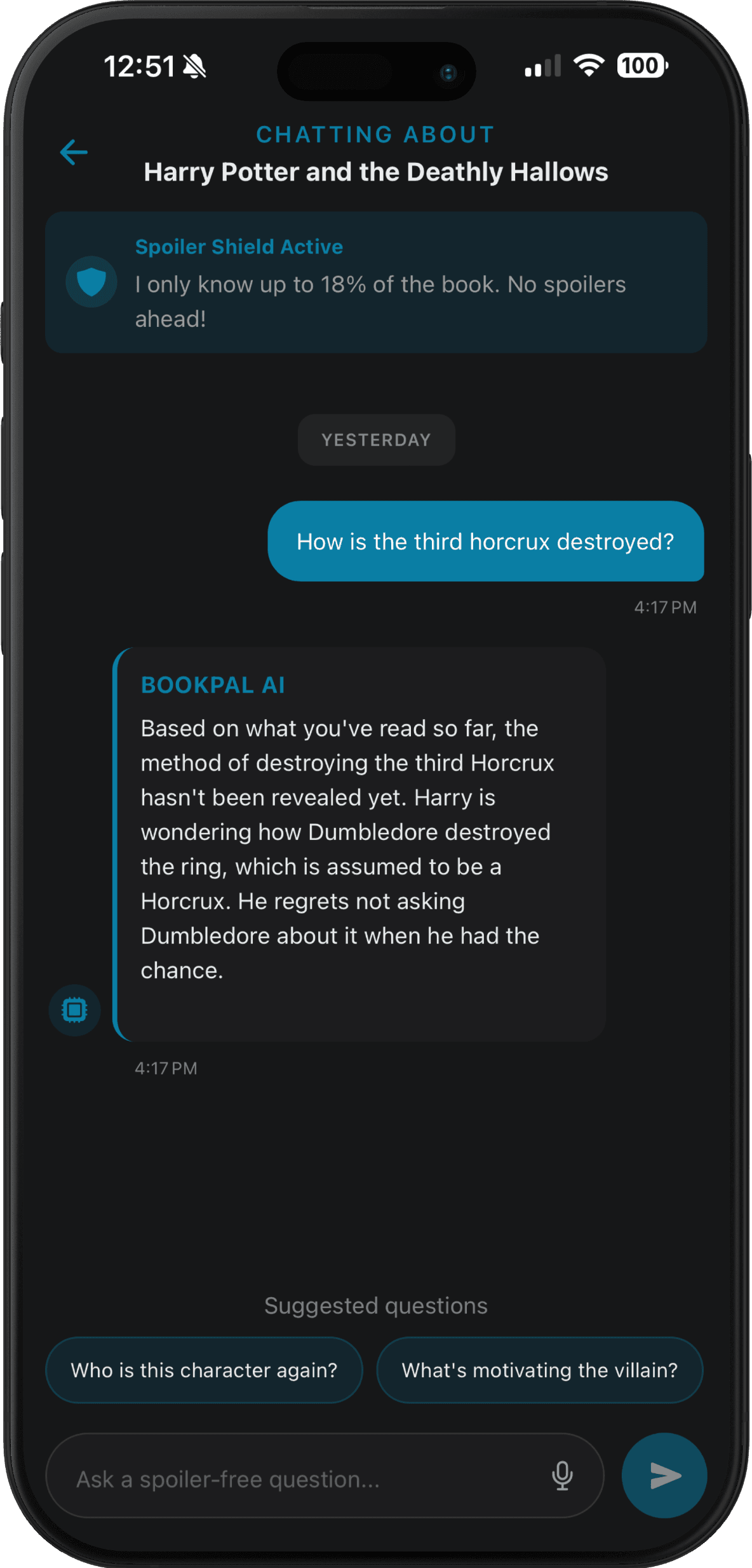 Spoiler Shield Chat